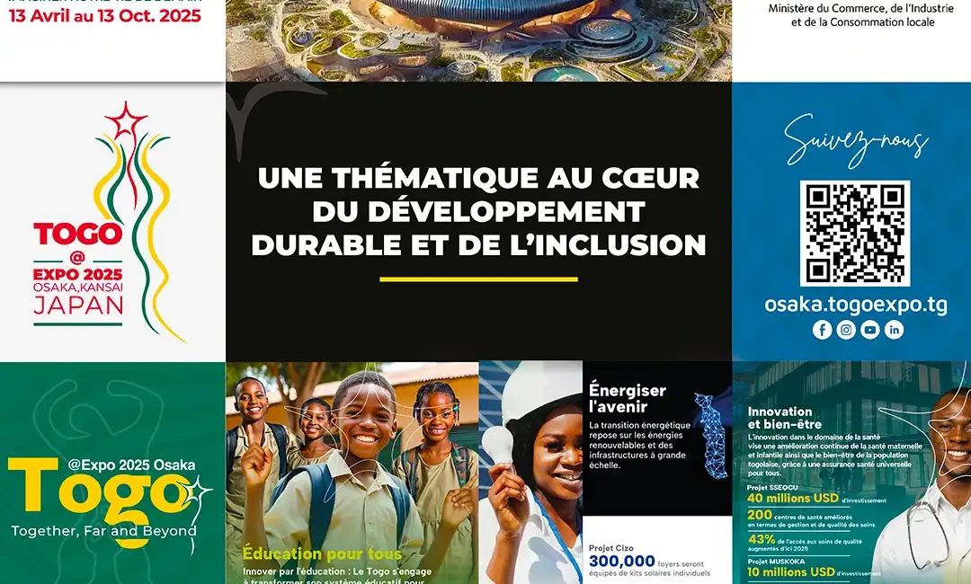 Togo a lExpo 2025 Osaka Une thematique au coeur du developpement durable et de linclusion